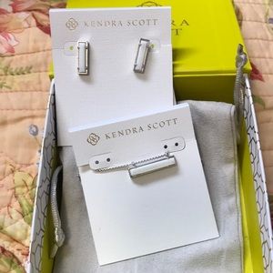 Kendra Scott earrings and pendant set